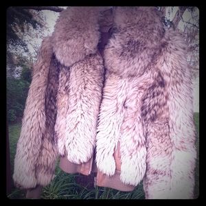 VINTAGE LAMB FUR COAT